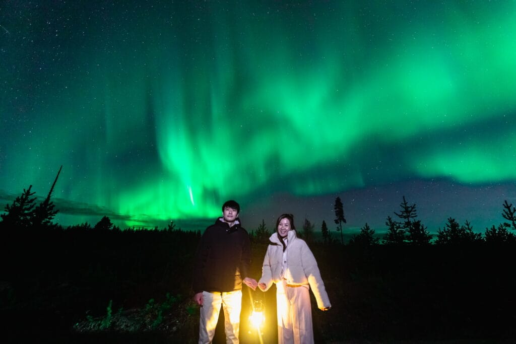 aurore boréale rovaniemi