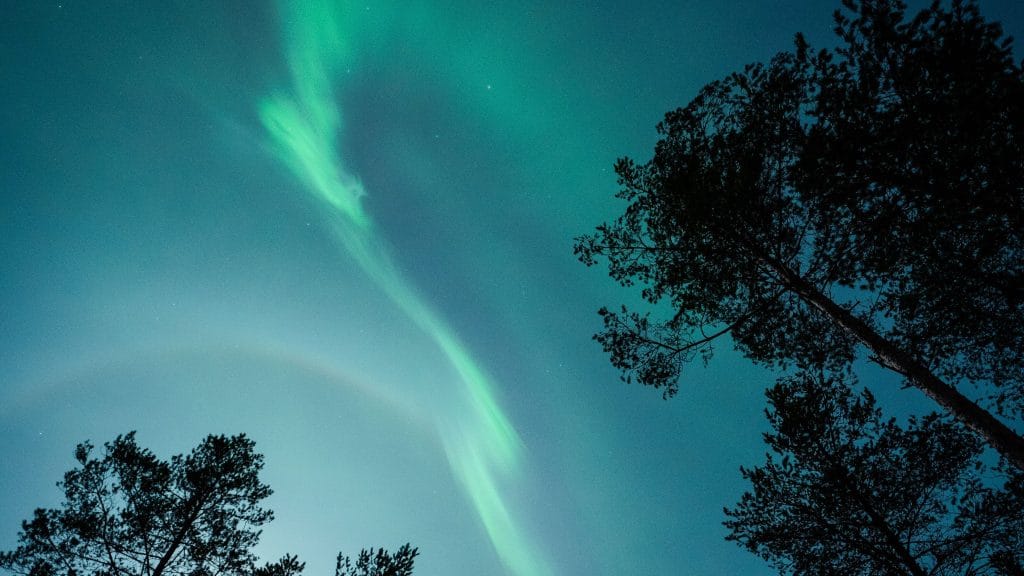 Nordlichter in Schweden 